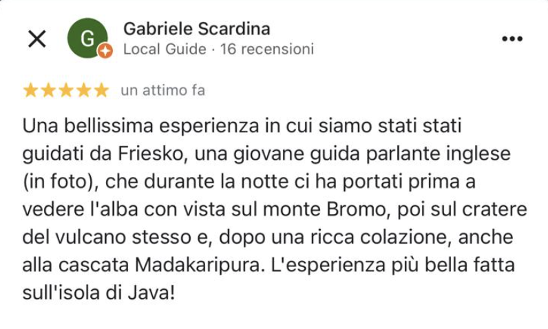 Review from Gabriele Scardina